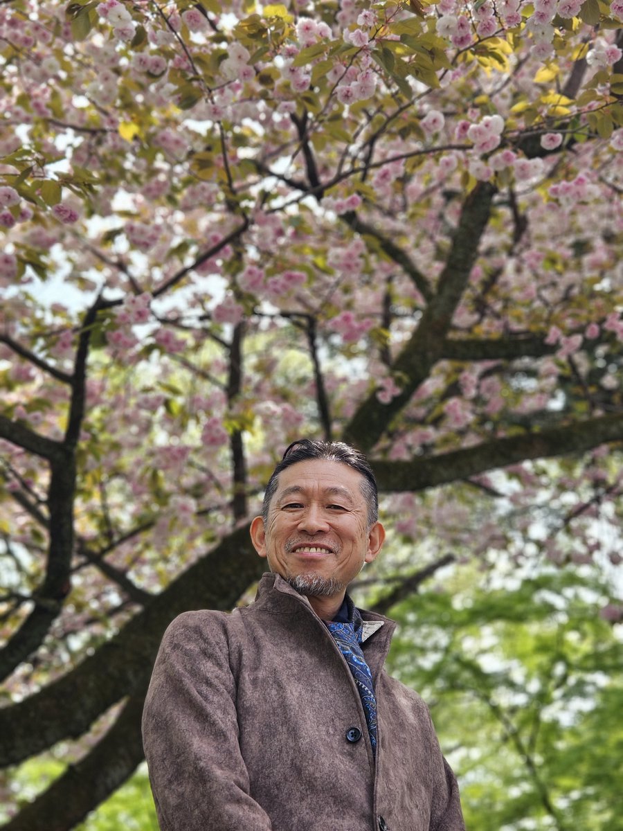 伊香保は標高650m八重桜今が見　#木暮陶句郎　#八重桜　#伊香保　#陶芸体験