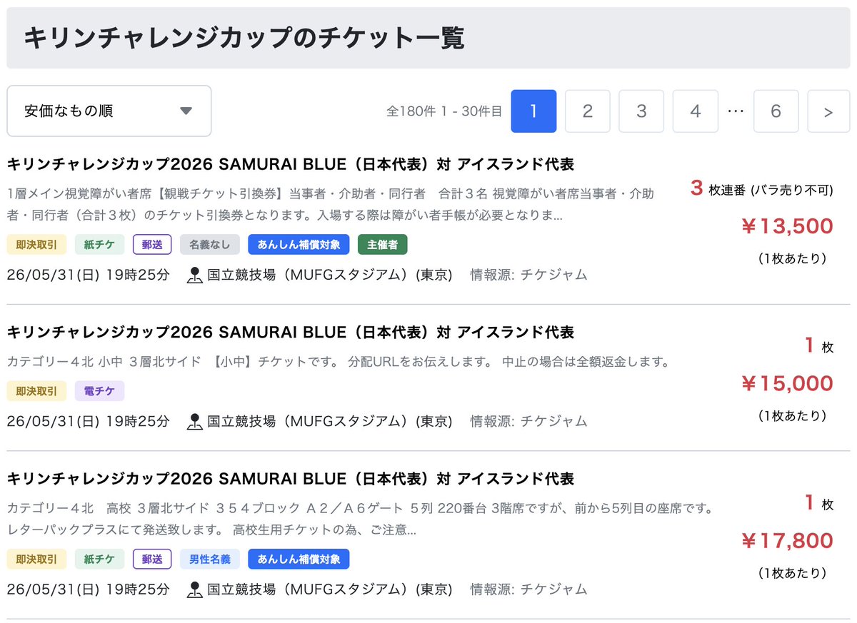 チケパラ - 最安値が見つかるチケット比較サイト tweet media