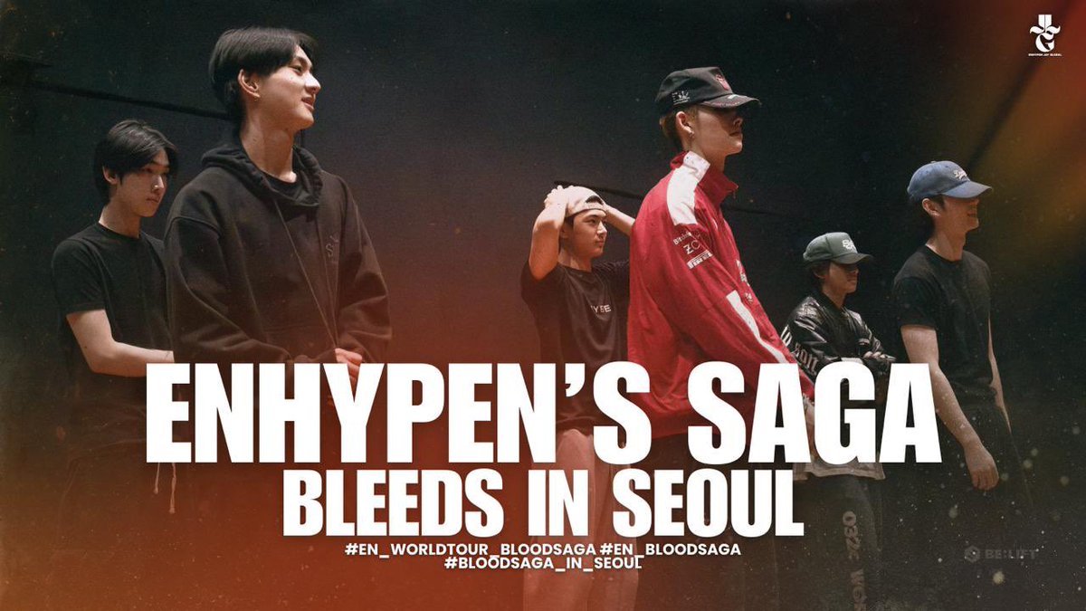 [#️⃣🎉] D-1

THE BLOOD MOON RISES!

Something has awakened in Seoul. The Blood Saga World Tour starts now, blurring the lines between myth and reality. The seal is broken, the throne is waiting, and Seoul is our first bite.
ENGENEs, let's kick off this tour strong and make this an