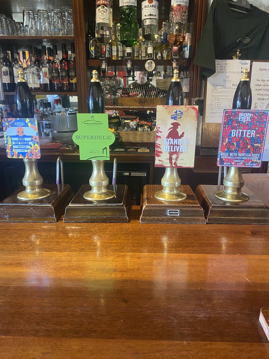 Mallard_Worksop's tweet image. #RealAle on Friday:
@Mallinsons Superdelic
@ImperialBrewery One of Them
@Wensleydale_Ale Stand &amp;amp; Deliver &amp;amp;
@ironpierbeer Bitter
Plus ciders from @thatchers_cider &amp;amp; @lilleyscider 
Card payments accepted
Outdoor seating available
Open 12-11pm
