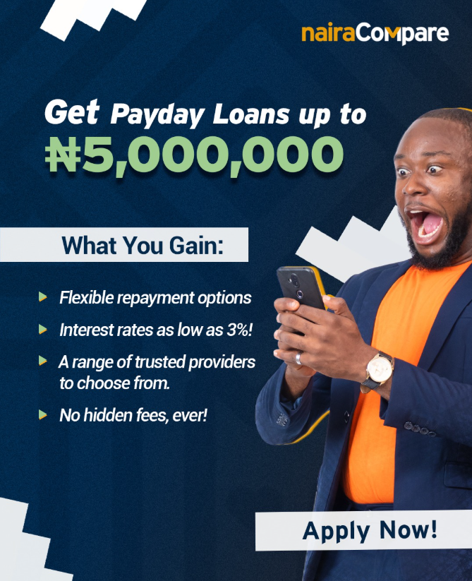 Nairacompareng's tweet image. You work hard every day… but sometimes salary just isn’t enough.
This Workers’ Day, give yourself the support you need with flexible payday loans.

Click the link to compare and apply in minutes: eu1.hubs.ly/H0t_t3G0

#loans #WorkersDay #Nigeria