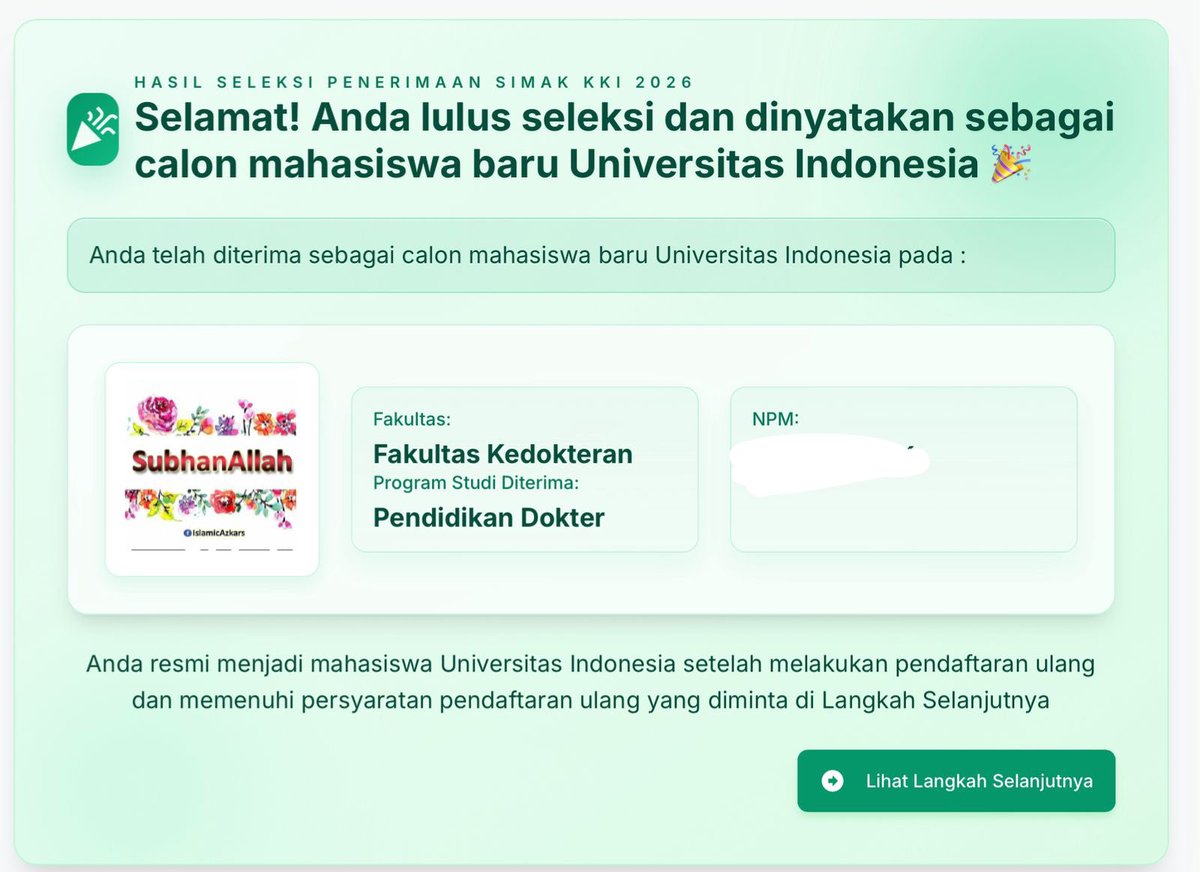SEARLY UDAH JD MABA FK UI tweet media