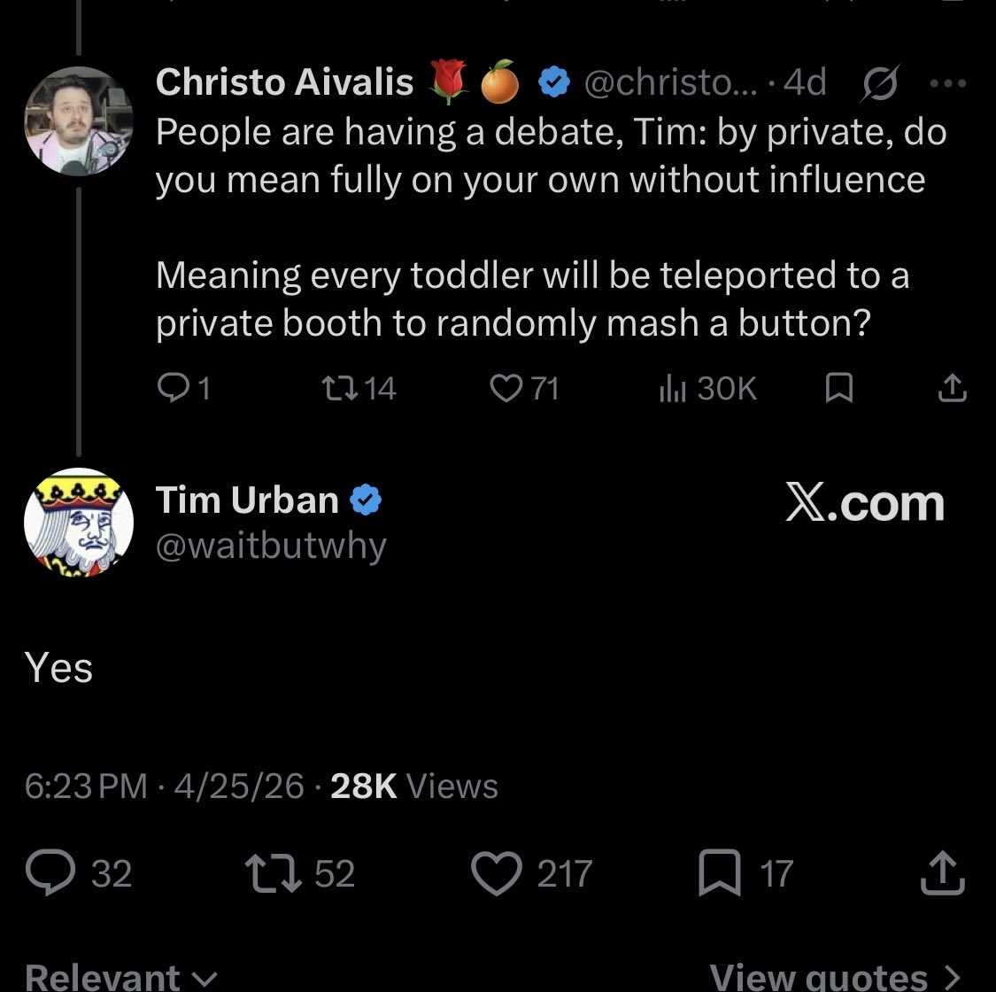 Ted tweet media