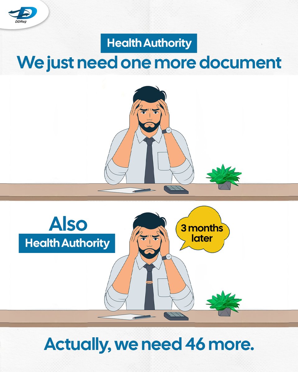 DDRegPharma's tweet photo. If you've worked in #RegulatoryAffairs, this needs no explanation.
One outstanding item becomes a review cycle, a 3-month documentation exercise nobody planned for.
#DDReg helps teams go in prepared.
https://t.co/jRwBXPeXP9
#RAProblems #PharmaTwitter #HealthAuthority https://t.co/XoohSRQJiw