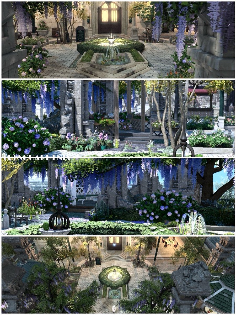 ambrosia_XIV's tweet photo. よし、中央玄関タイプ作った満足！！！

#FF14housing #ambroom https://t.co/iQe8z6S00F