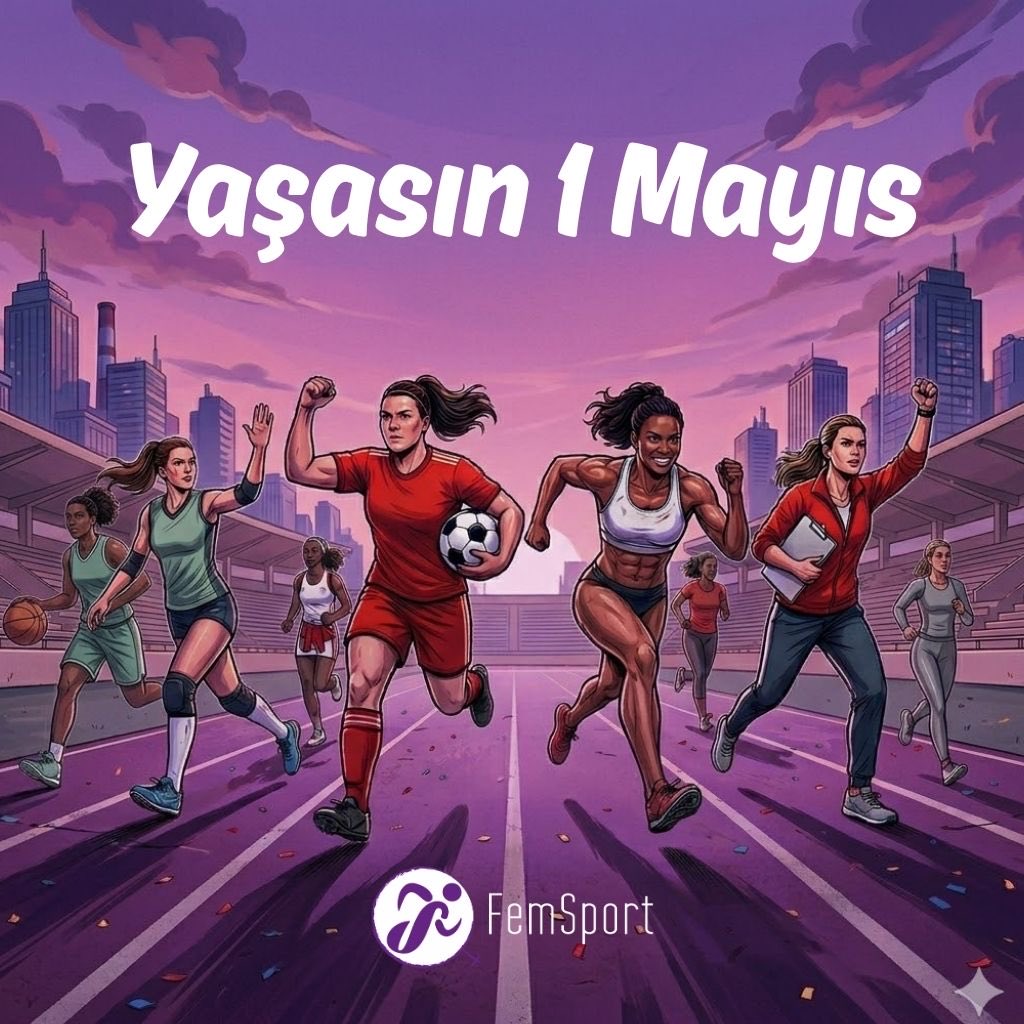 femsportnet's tweet photo. Daha adil, daha eşit bir yaşam için 1 Mayıs kutlu olsun. https://t.co/kHBFh8b8uH
