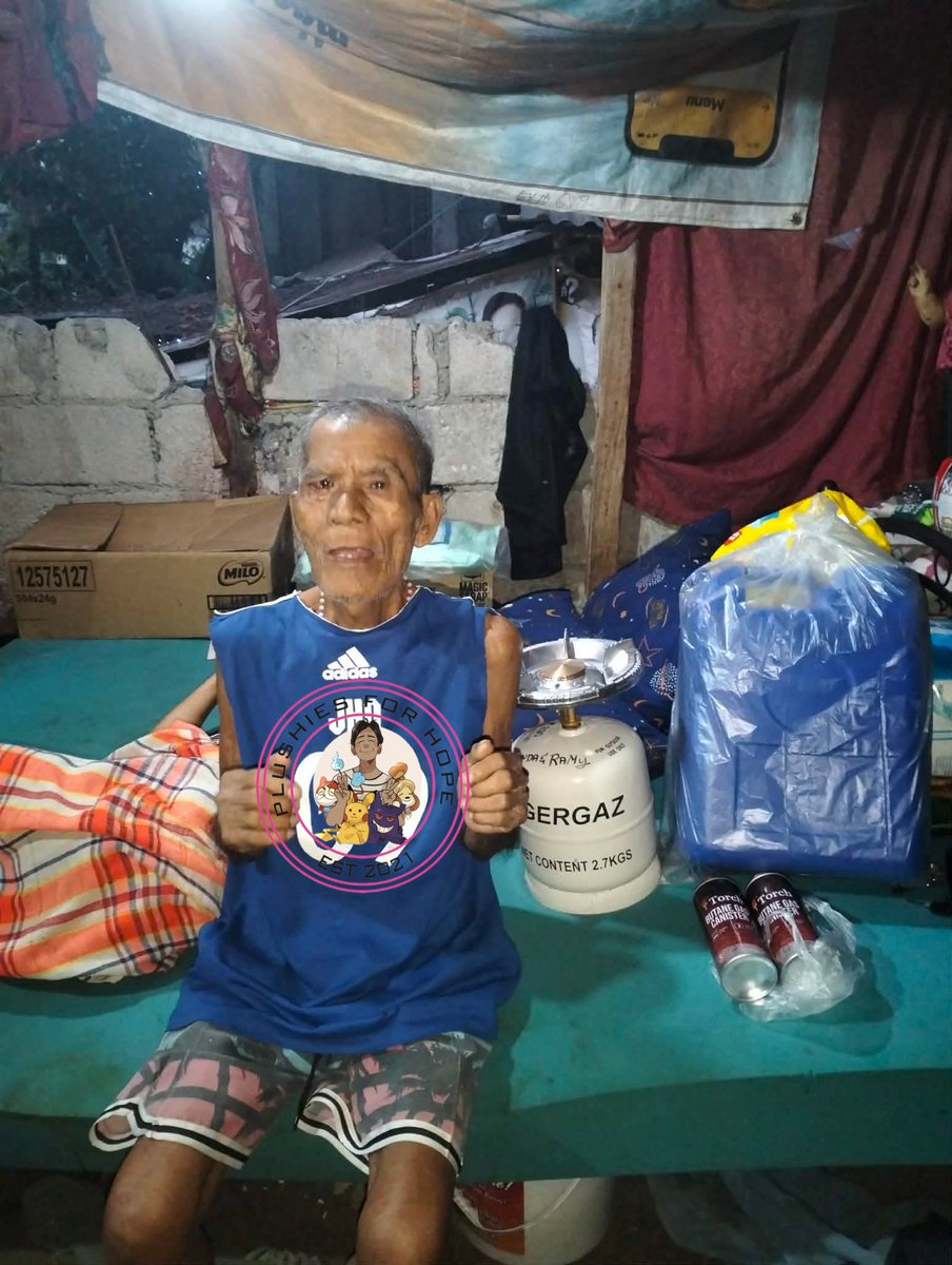 PlushiesForHope's tweet photo. Additional Update for Tatay Rami and Nanay Linda 🙏

We visited them today and provided another set of groceries, a nebulizer, and ₱3,000 in cash. We also purchased a kalan, backup butane gas, and water gallons to help with their daily needs.

Additionally, we left an allowance with Tatay Rami’s niece so they can have meals prepared for lunch and dinner.

Our heartfelt thanks to all the sponsors Sir JGC, Ma’am Ann, Stella and family, Sir Luis, Ma’am Tina, and Ms. Bianca for your continued generosity and support. 🩷

#PlushiesForHope
#KindnessMatters