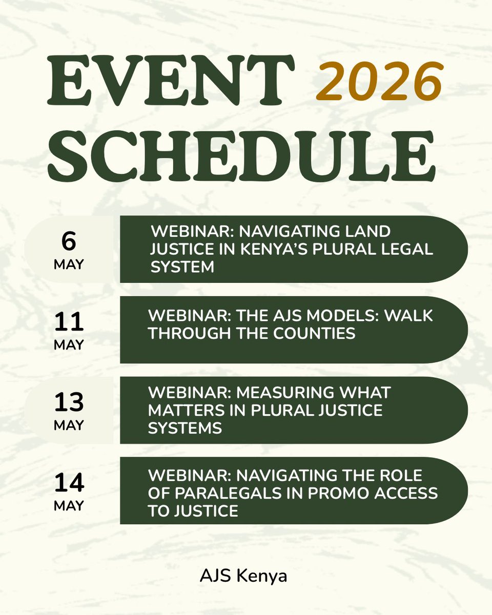 AJSKenya's tweet image. Mark your calendars
#ajs #newmonth