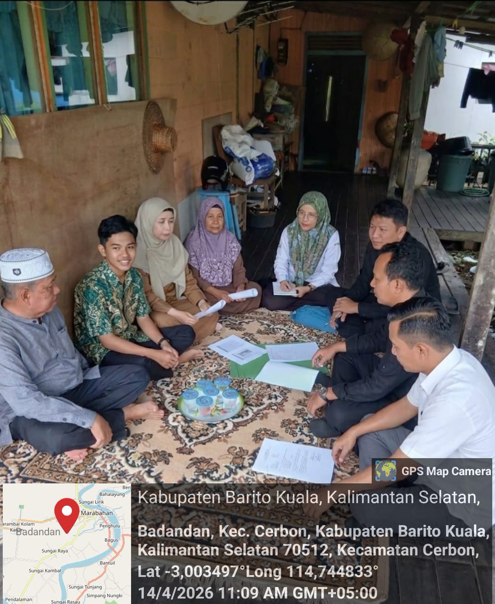 khadijah2710's tweet photo. (14/04/2026) Khadijah Penyuluh Perikanan Kabupaten Barito Kuala dalam melakukan pendampingan akses teknologi te rekomendasi dan tepat guna tentang Penebaran Benih Ikan Patin Berkualitas pada Pokdakan Nila Emas Desa Badandan Kecamatan Cerbon Kabupaten Barito Kuala https://t.co/HWtwdjHGFo