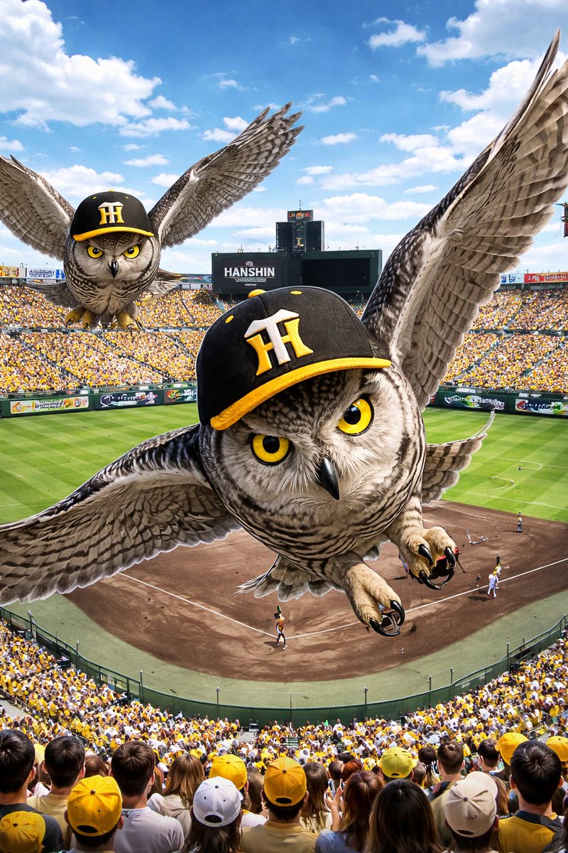 ホホー！トラれたらトリ返すホー！ #阪神タイガース #hanshin #熱覇