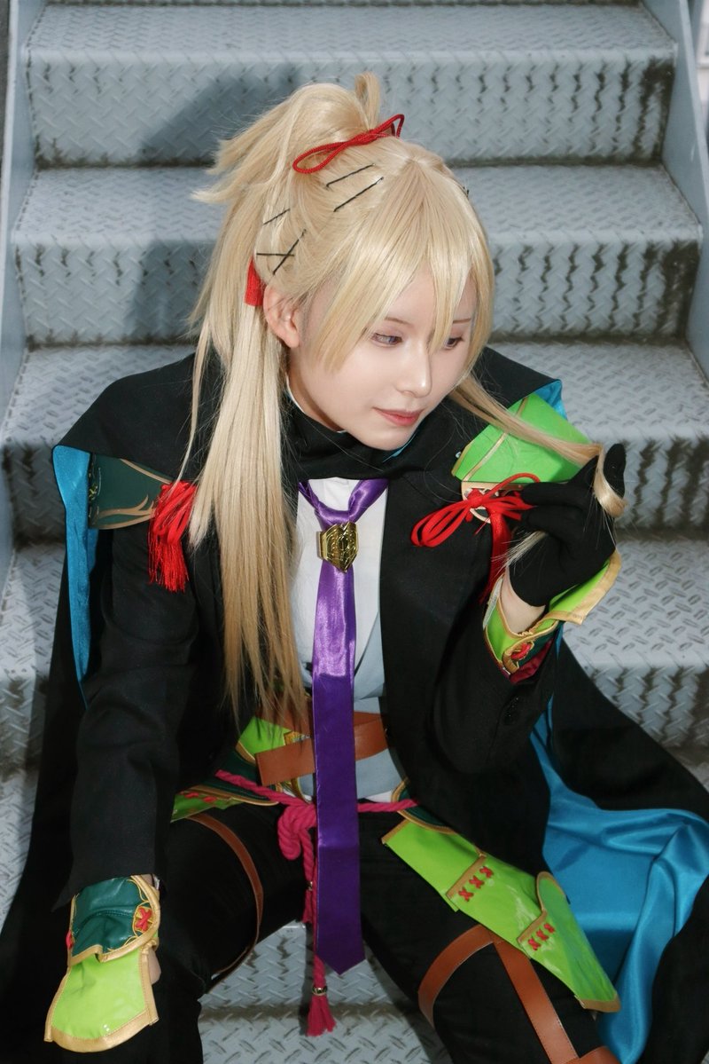 cos / 刀剣乱舞

               No.77   小竜景光

            ちょっとひと休み…かな

 #ハコアム大阪オフ会  
 #銘刀擬人化OFFLINE