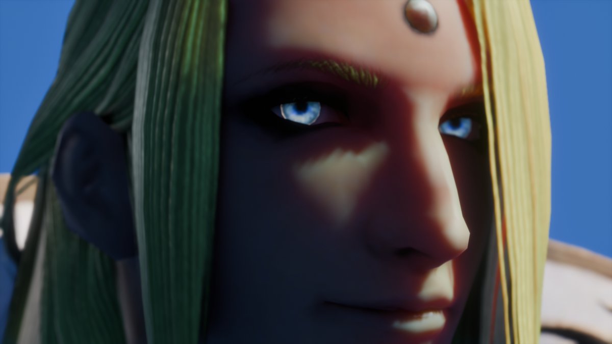 Orgess3D's tweet photo. How I look at people who don't like Zenos, knowing that on their screen their character looks like a temu second life model that was assaulted with a whiffle ball bat https://t.co/kwUiuE81uq