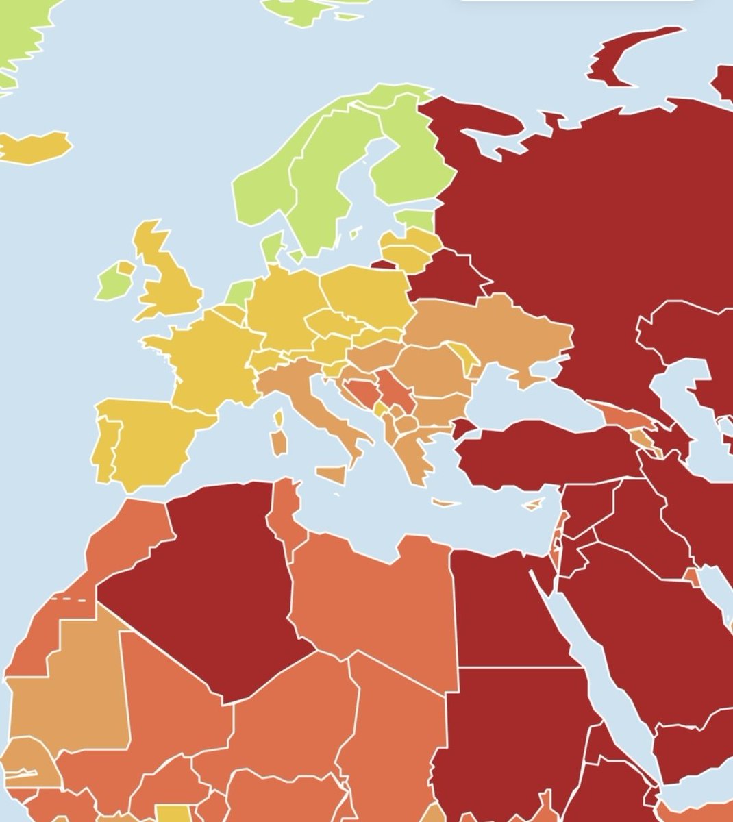DanieleDann1's tweet image. 🔴 “La libertà di stampa nel mondo al livello più basso degli ultimi 25 anni”. E l’#Italia sprofonda al 56° posto: il report di Rsf.
La classifica viene stilata in base 5 indicatori: economico, legale (quello maggiormente in calo), securitario, politico, sociale.
#stampa #libertà