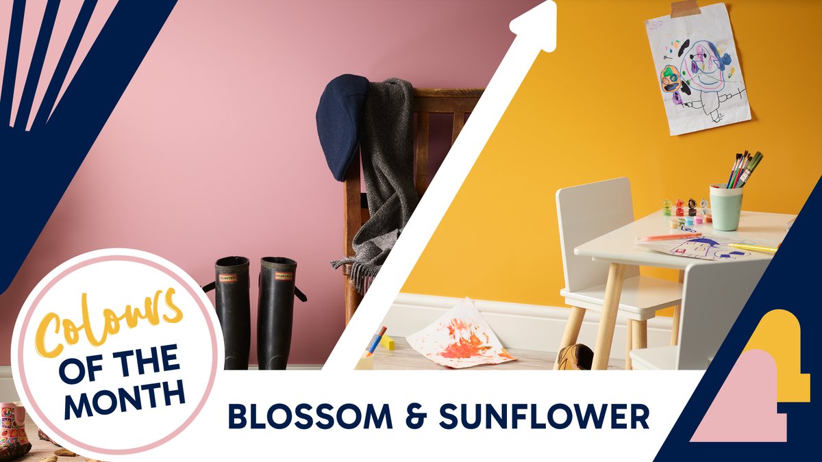 DirectCladding_'s tweet image. Spring has reached its most colourful moment and your interiors can too! 🌻 🌸 🌼
#Blossom and #Sunflower together create a palette full of warmth, light and joy. Soft pink grounds the space, while vibrant yellow adds energy and brightness. 
directcladding.co.uk/ideas/cheerful… #InteriorInspo