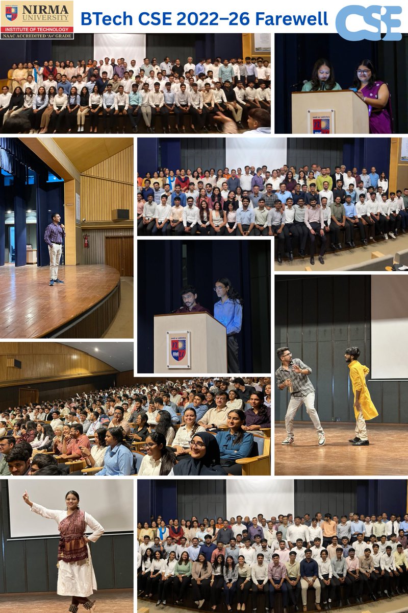CSE Department, SOT, Nirma University tweet media