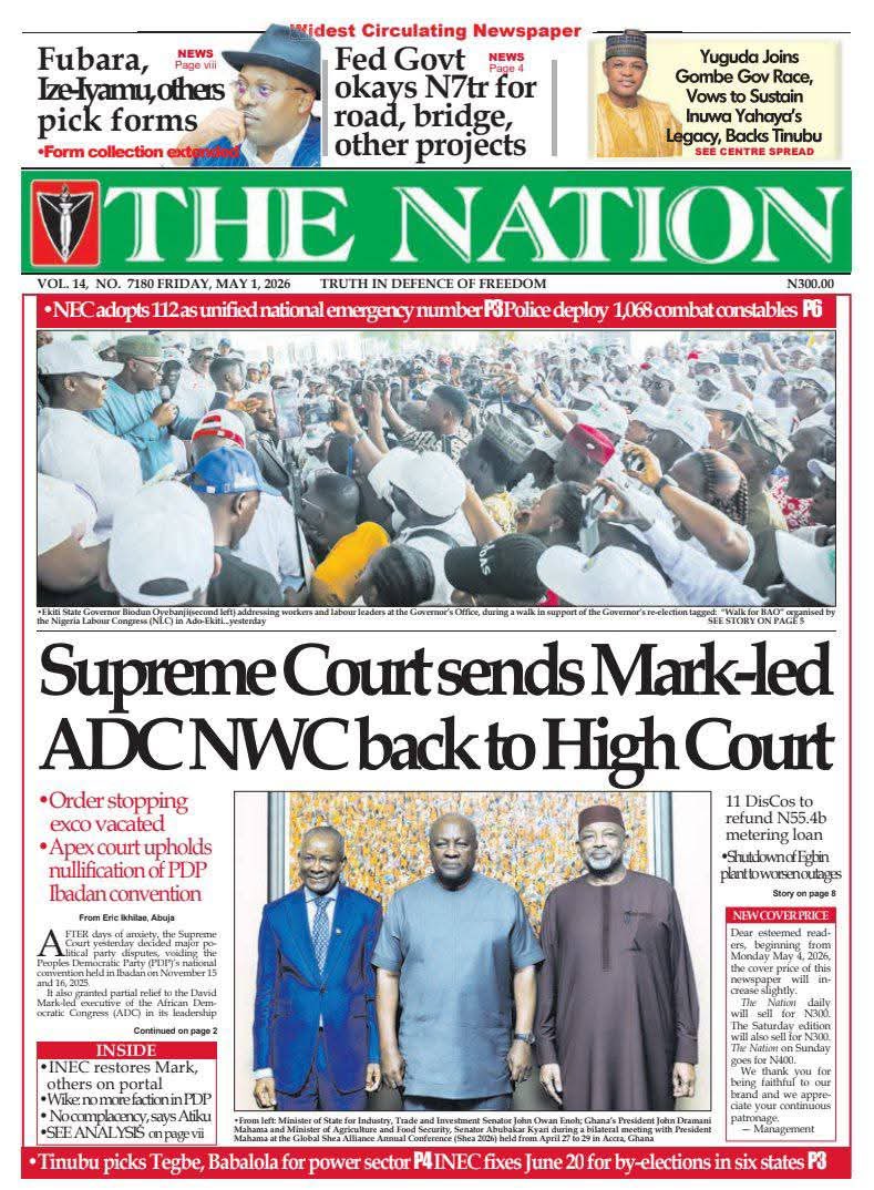 LNCtoday's tweet image. NIGERIA AT A GLANCE WITH
#LNCHeadlines on #Friday 

@The_Seeker76 @dunua @CitizenPeper @wahleyworldchan @TF9JA 
@HOBMakanju @RBiakpara