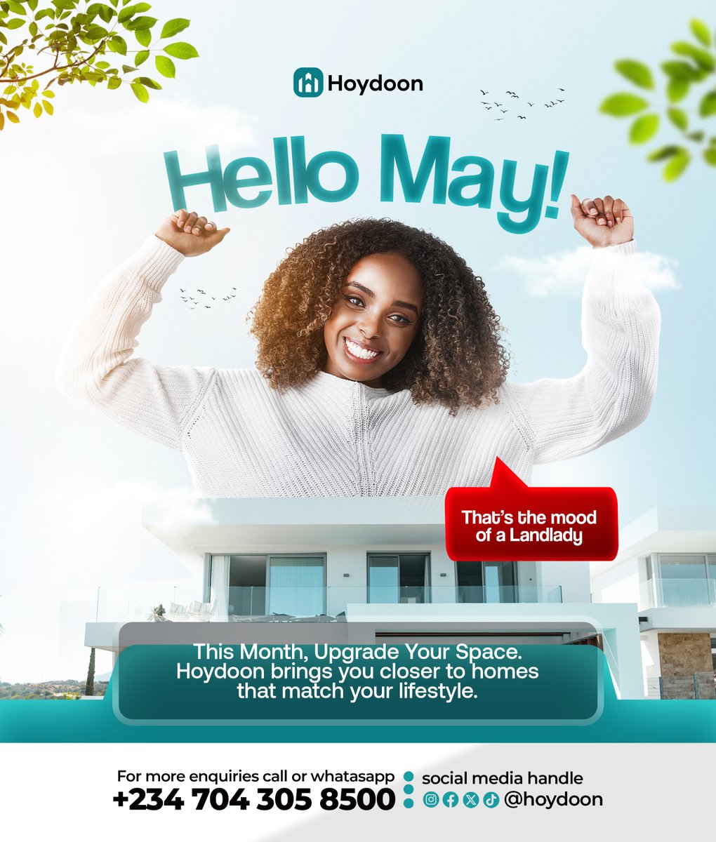 hoydoon_'s tweet photo. Yeee🎉🎉 Welcome to the month of may to our families out there

Dont just Start the month strong. Turn this month into a milestone own property, collect rent, build wealth https://t.co/l1zSCvmNpj