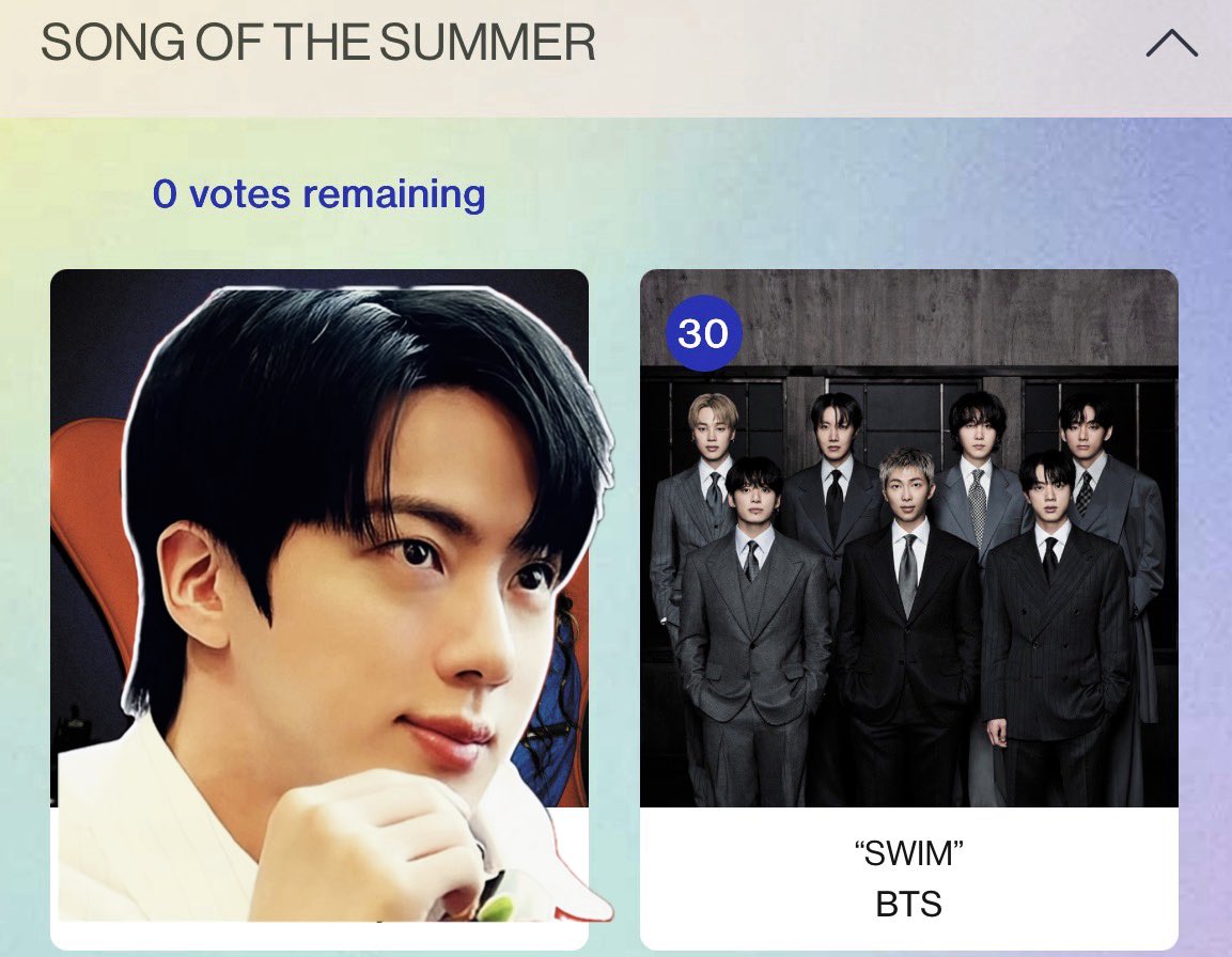 ViCKy⁷ ⊙ ⊖ ⊜ ⟭⟬ BTS AOTY tweet media