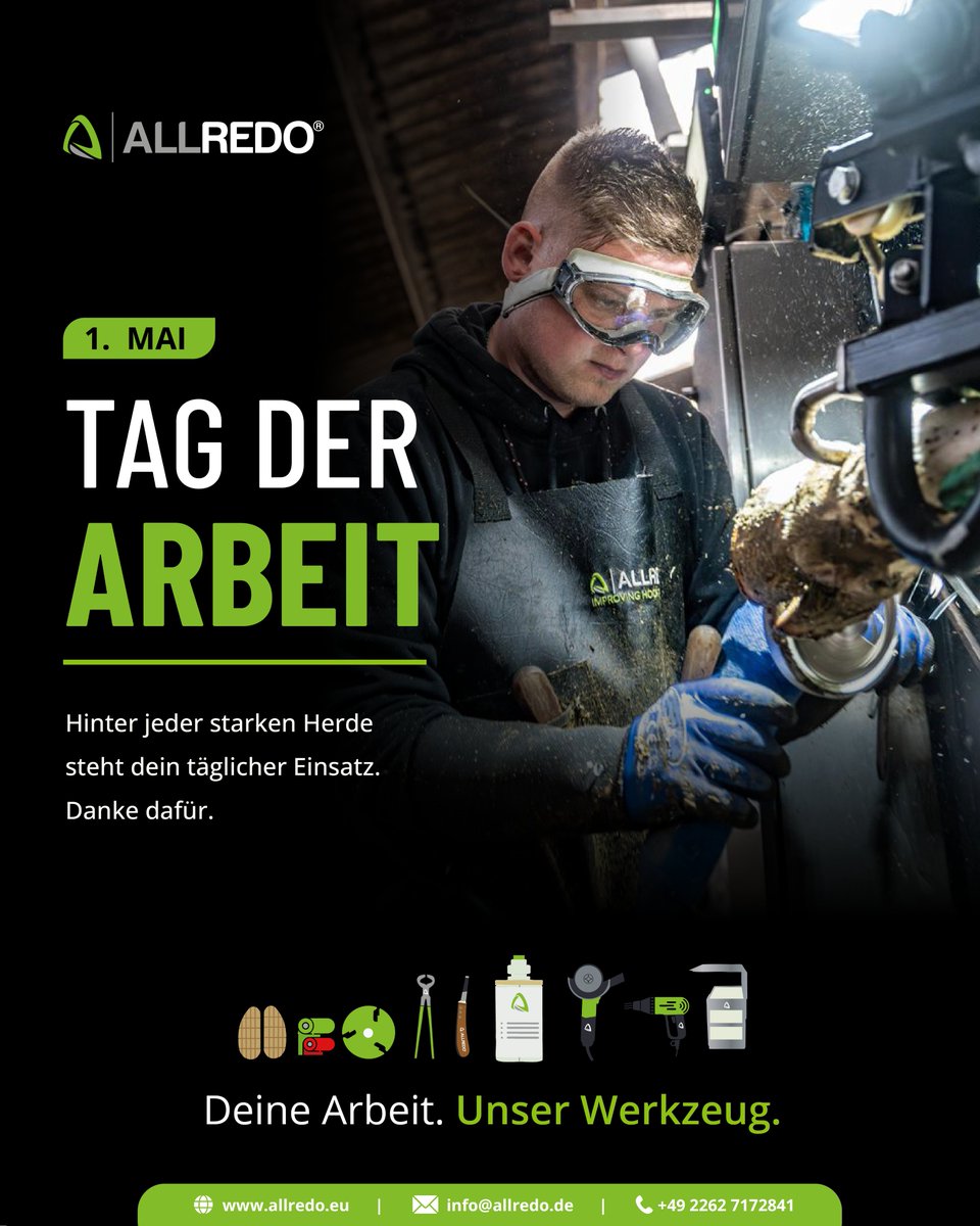 AllredoEU's tweet image. Heute geht es um euch.
Frühe Morgen, lange Tage und echte Verantwortung im Stall 🐄
Hinter jeder starken Herde steht dein täglicher Einsatz.
Respekt für deine Arbeit 💪

#TagderArbeit #Landwirtschaft #Milchvieh #FarmLife #Respekt #Agrar #Stallalltag #Klauenpflege