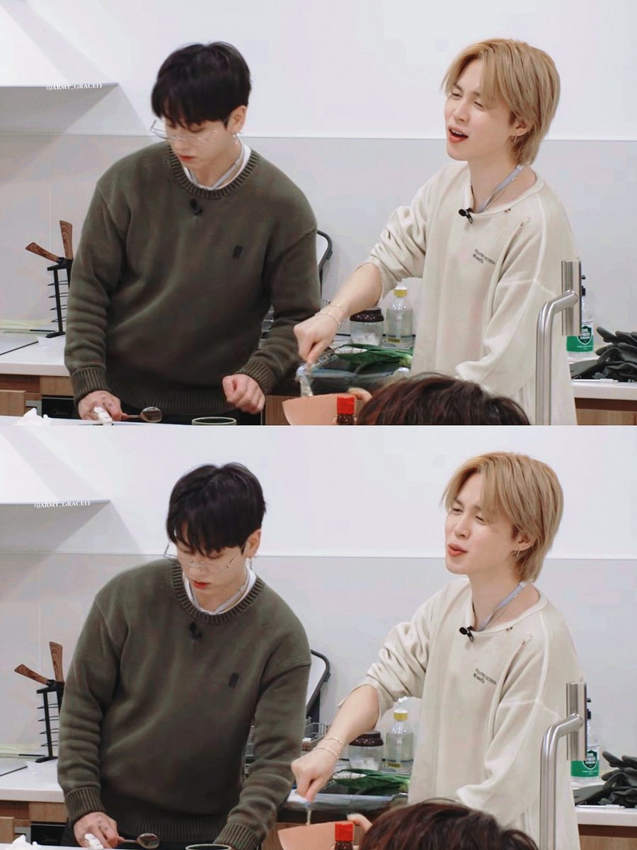 funnyjimin1's tweet photo. looking like two newlyweds throwing a housewarming party is so JIKOOK lore 🥹 https://t.co/RJipwx9ePB