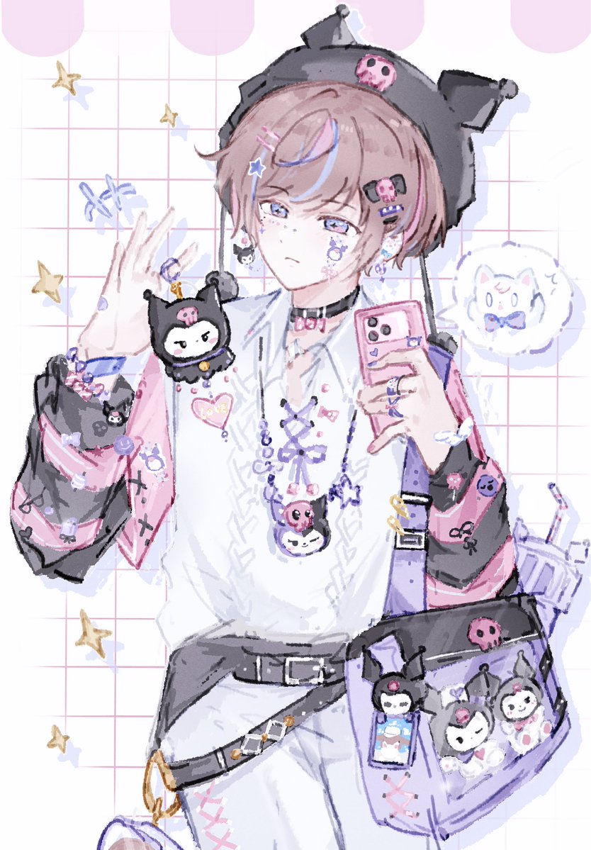 #Seiblue Kuromi😈
(I want to draw this for a long time