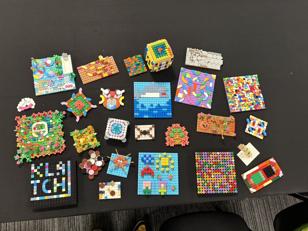 BrightonBricks's tweet photo. Some of the builds from yesterday’s @brightonseo 

What will people create today? 

#brightonseo https://t.co/32H6qOsQlk