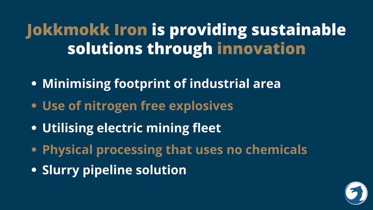 BeowulfMining's tweet photo. As part of its sustainability strategy, Jokkmokk Iron and #BEM are providing sustainable solutions through innovation, whether it is developing mining practices to mitigate impact, improving energy efficiency or supporting rural development. https://t.co/YqcncYNRTo