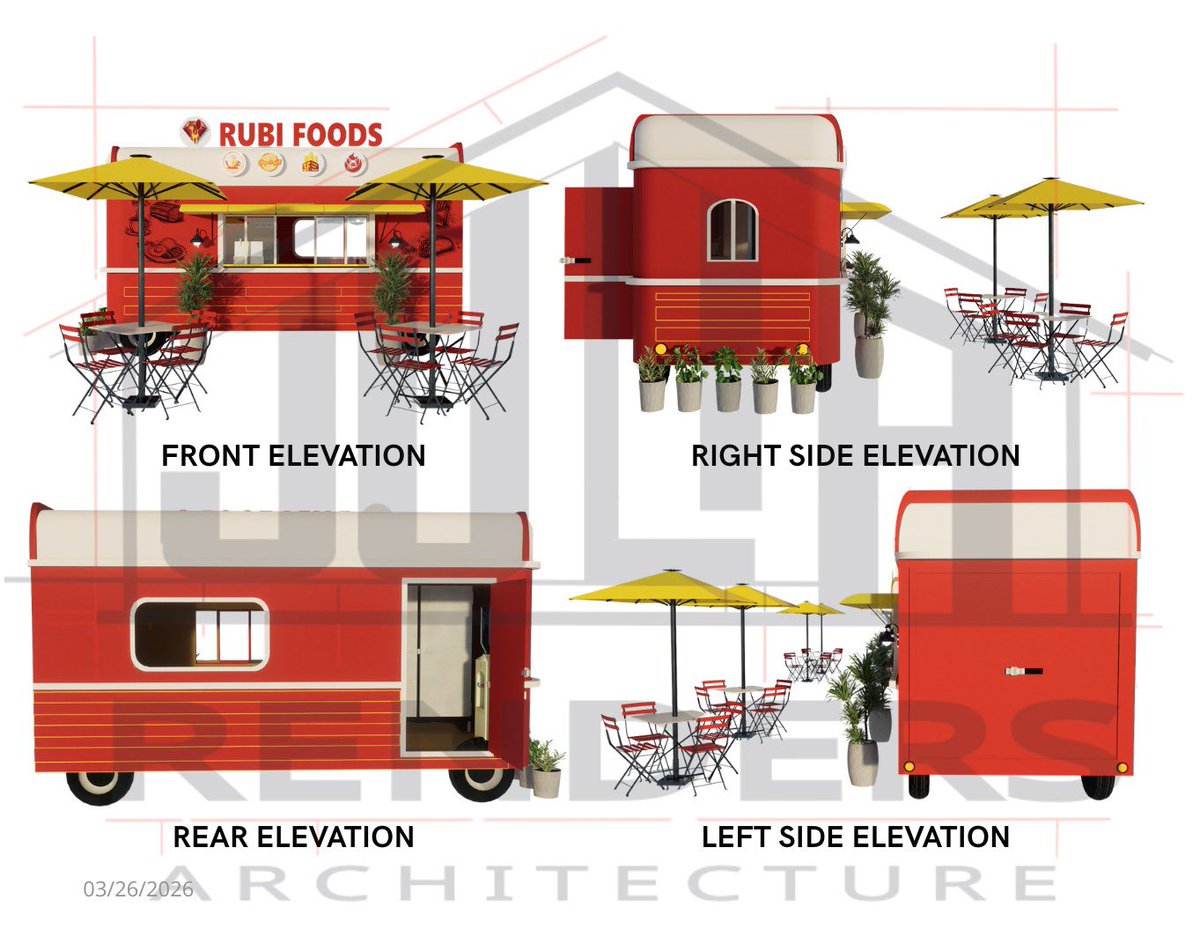 renderedbyjulia's tweet photo. LF CLIENTS ‼️

Category: Architecture Commission

Here are some of my work: 

📌 Mobile Food Cart (Concept Proposal)

Included in this project:
• 3D Perspective Renderings
• 3D Elevation Renderings

#renderedbyjulia https://t.co/HOyIGCoj3V