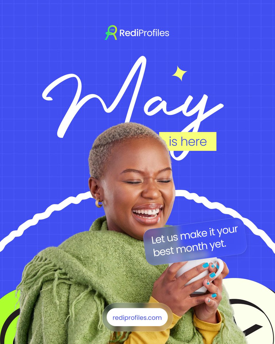 Rediprofiles's tweet photo. May is here and with it comes that clean-slate feeling, with endless possibilities. 

May this month bring you bolder ideas, and a pathway to everything good. 

Wishing you a month of good vibes and even better moves online. 

Happy New Month! https://t.co/KGJcT28KnF