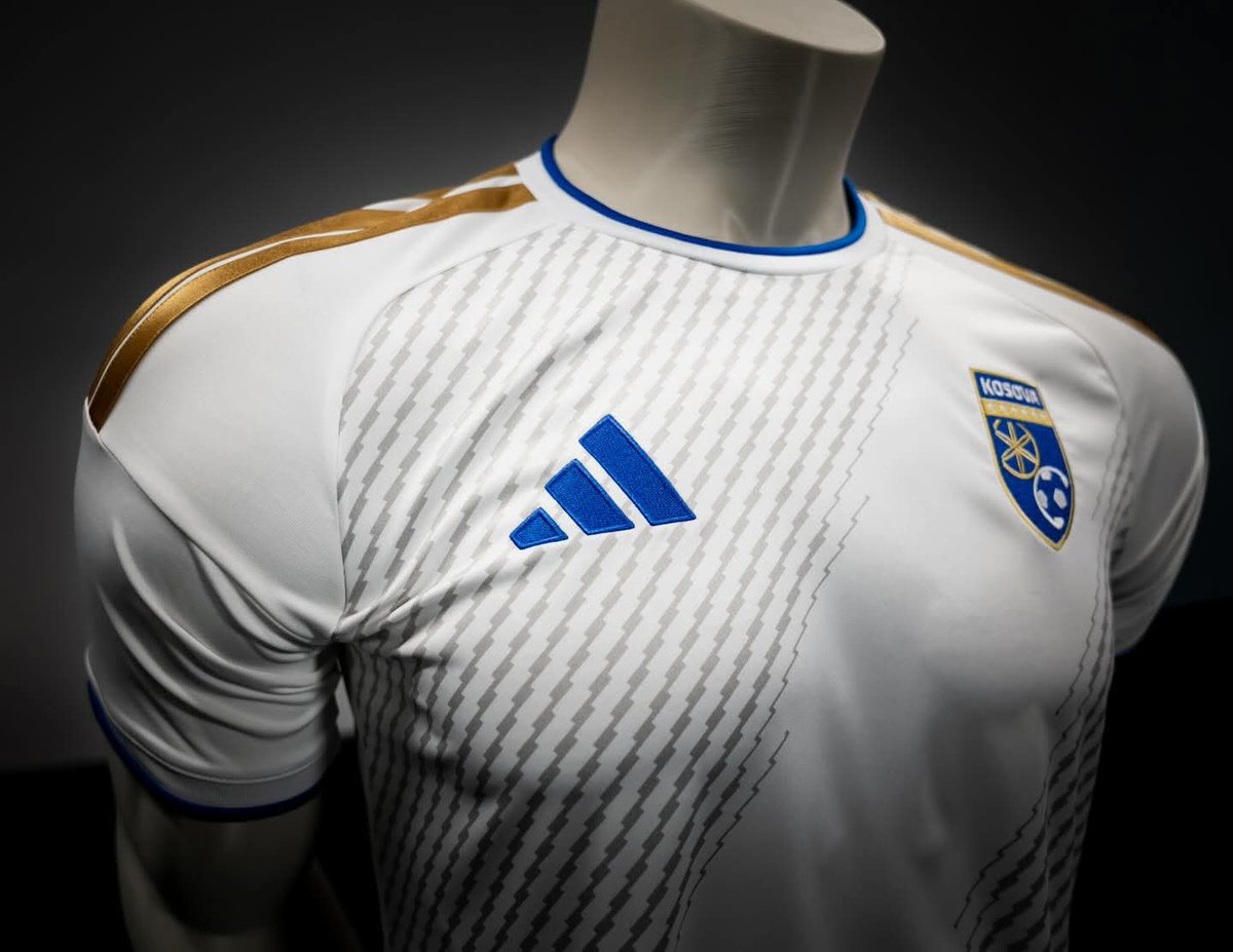 kosovanfooty_EN's tweet image. ✅️ OFFICIAL - FFK and @adidas have unveiled #Kosova's new kit for the upcoming European football season.
