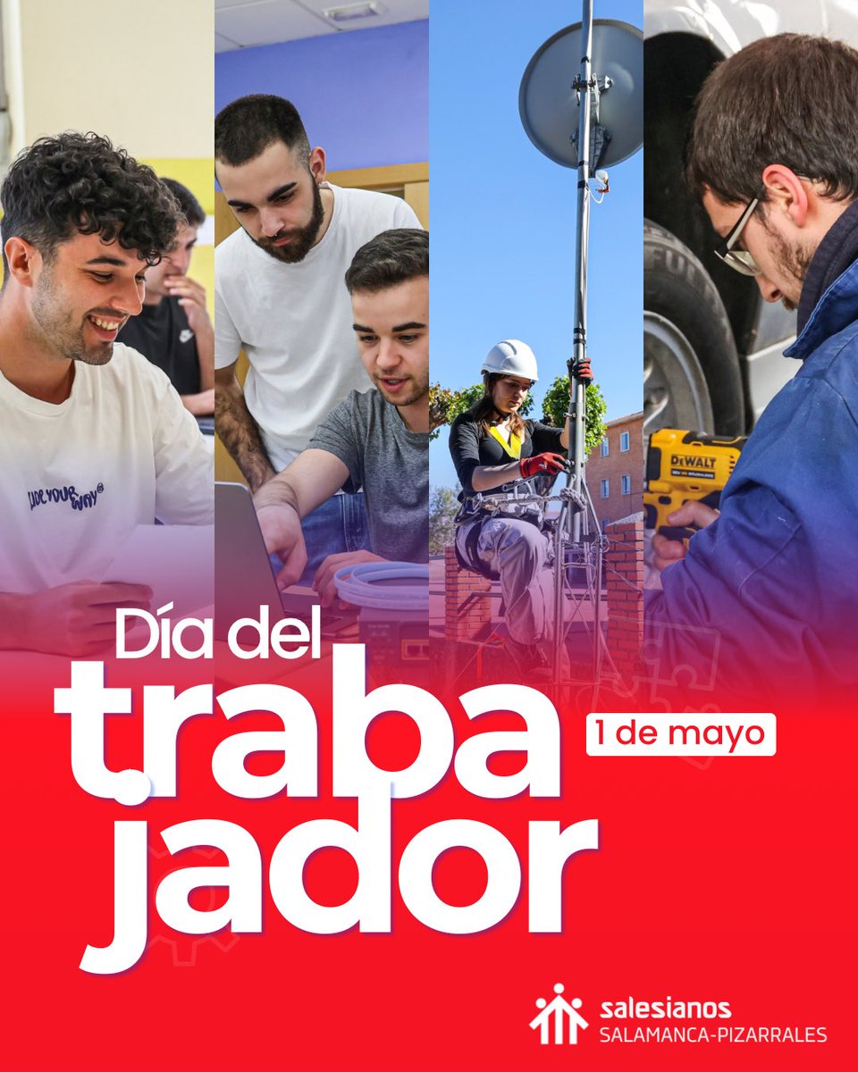 En nuestro colegio, nos sentimos orgullosos de formar a quienes serán los profesionales del mañana, acompañando a nuestros alumnos en su camino hacia la inserción laboral.

Porque cada meta alcanzada empieza con una oportunidad y mucha preparación.

¡Feliz Día del Trabajador! 💼