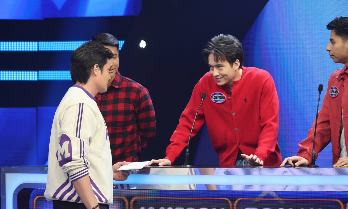 FamilyFeudPH's tweet photo. Playing for The Th3rd Floor are RK Bagatsing, Jameson Blake, Tommy Tiangco, and JV.

Family Feud ngayong 5:35 PM na!

#FeudCelebBasketeers | May 1, 2026
#FamilyFeudPH #MoreTawaMoreSaya #SummerTawaSummerSaya https://t.co/mt8qKg9r1Z