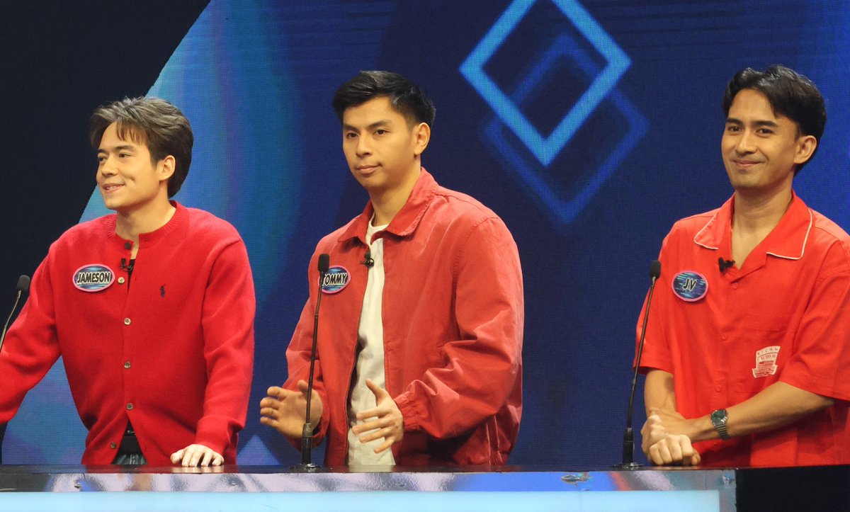 FamilyFeudPH's tweet photo. Playing for The Th3rd Floor are RK Bagatsing, Jameson Blake, Tommy Tiangco, and JV.

Family Feud ngayong 5:35 PM na!

#FeudCelebBasketeers | May 1, 2026
#FamilyFeudPH #MoreTawaMoreSaya #SummerTawaSummerSaya https://t.co/mt8qKg9r1Z