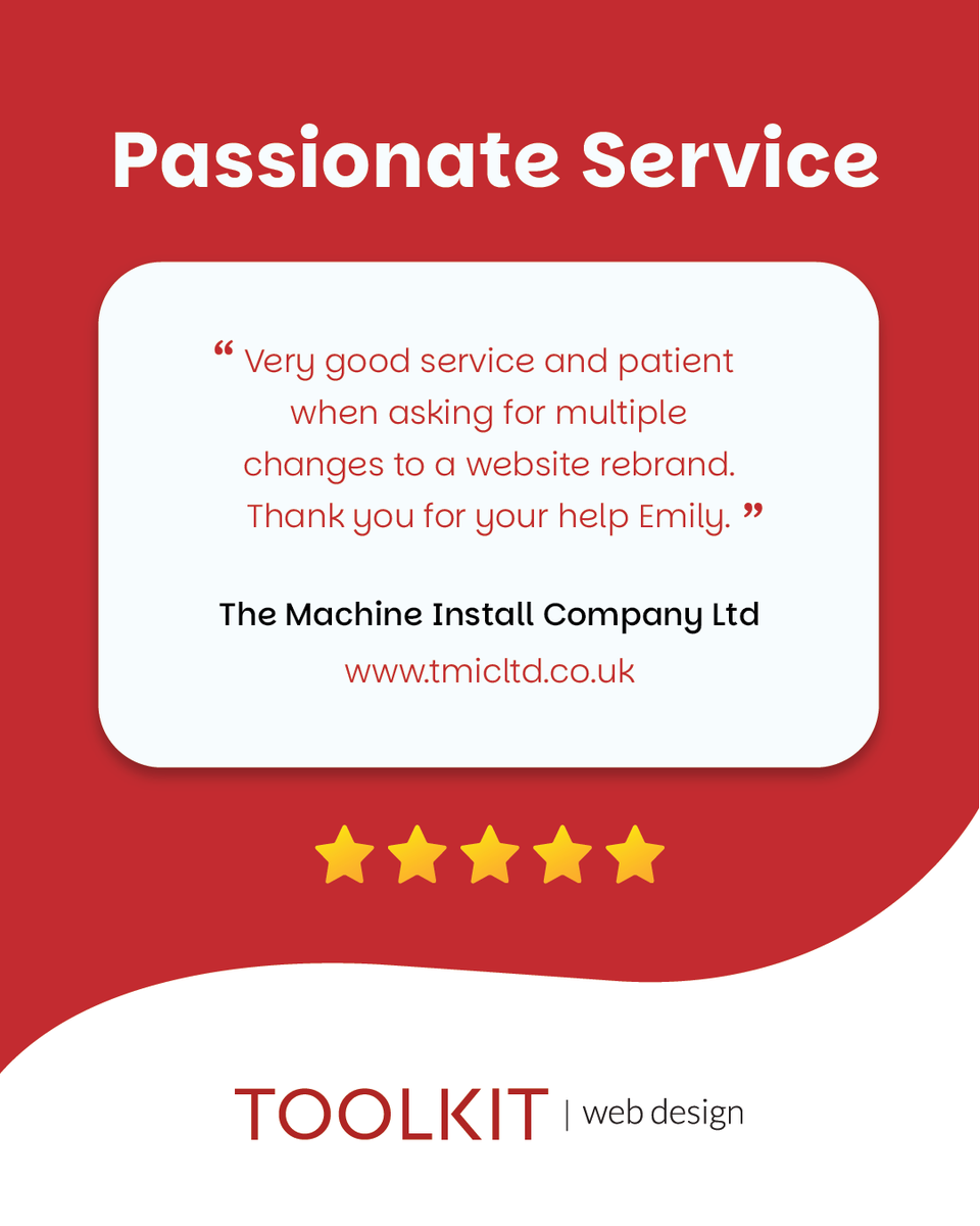 toolkitwebsites's tweet image. Great client, awesome website, fantastic 5 star review.

#WebDevelopment #Chichester #PassionateService