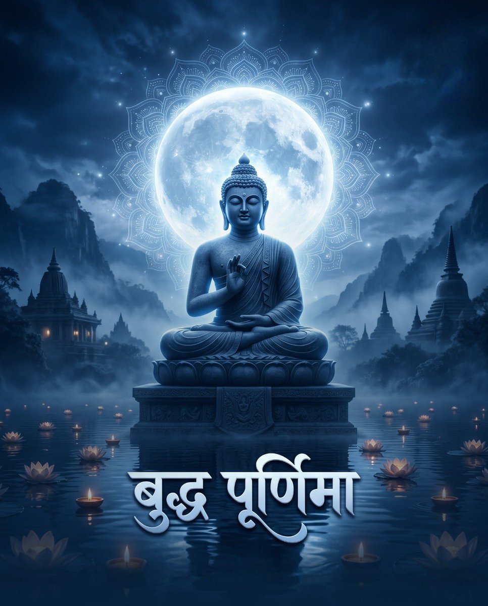 "बुद्धं शरणं गच्छामि"
"धम्मं शरणं गच्छामि"
"संघं शरणं गच्छामि"

बुद्ध पूर्णिमा के पावन पर्व की आप सभी को हार्दिक शुभकामनाएँ! 🙏🏻🙇🏻‍♂️

भगवान बुद्ध के उपदेश हमें सत्य, करुणा और अहिंसा के मार्ग पर चलने की प्रेरणा देते हैं। 🤗✨️

#बुद्ध_पूर्णिमा | #BuddhaPurnima