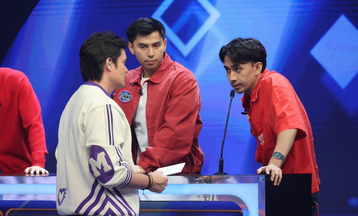 FamilyFeudPH's tweet photo. Playing for The Th3rd Floor are RK Bagatsing, Jameson Blake, Tommy Tiangco, and JV.

Family Feud ngayong 5:35 PM na!

#FeudCelebBasketeers | May 1, 2026
#FamilyFeudPH #MoreTawaMoreSaya #SummerTawaSummerSaya https://t.co/mt8qKg9r1Z