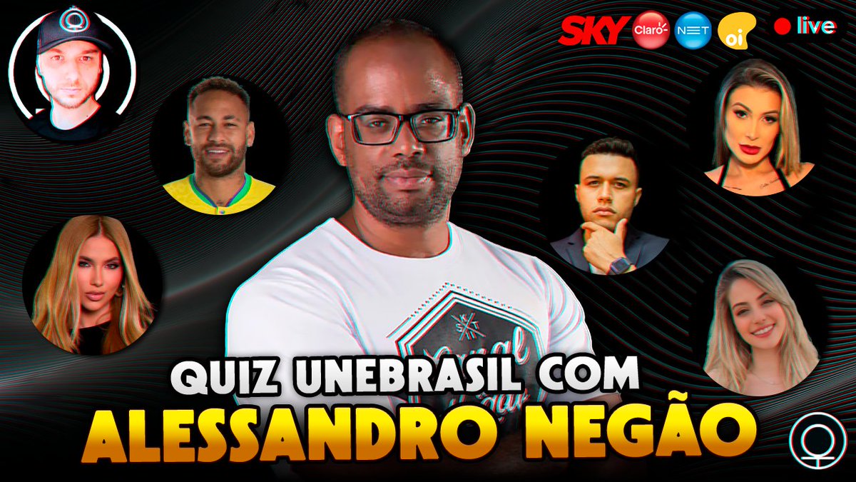 unebrasil's tweet photo. Quiz Alessandro Negão / PLAYTV - UNEBRASIL PODCAST #56 - https://t.co/suiPde2dXY https://t.co/hrB0SajoWY