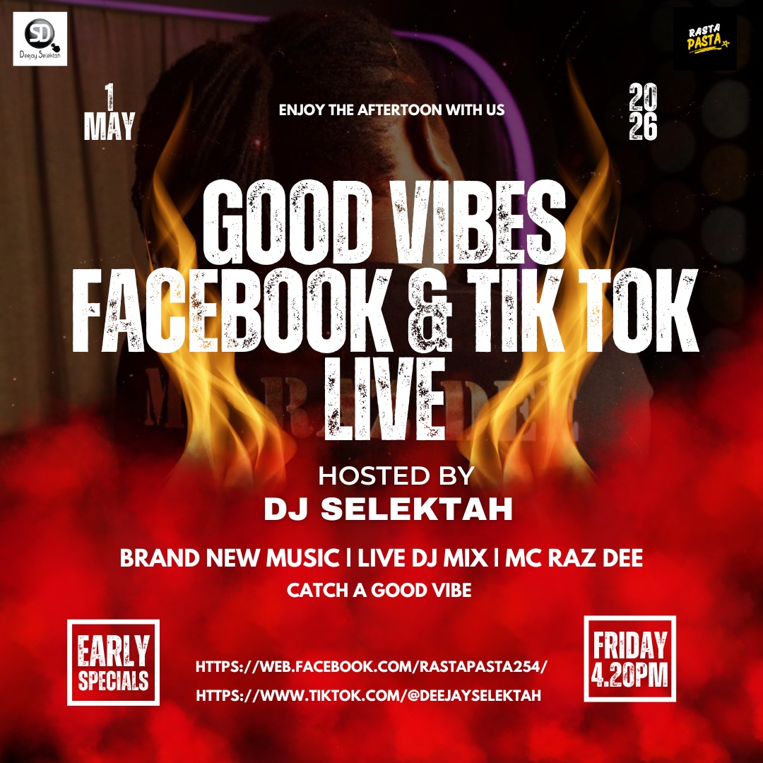 razdee's tweet image. We will be on both FB &amp;amp; Tik Tok Livestreams in the next 3hrs  33mins at 4.20PM (EAT) Playing you nothing but the latest music and good vibes #Livestreaming #Staytuned 🇰🇪🤳🏿🔊💯🔥