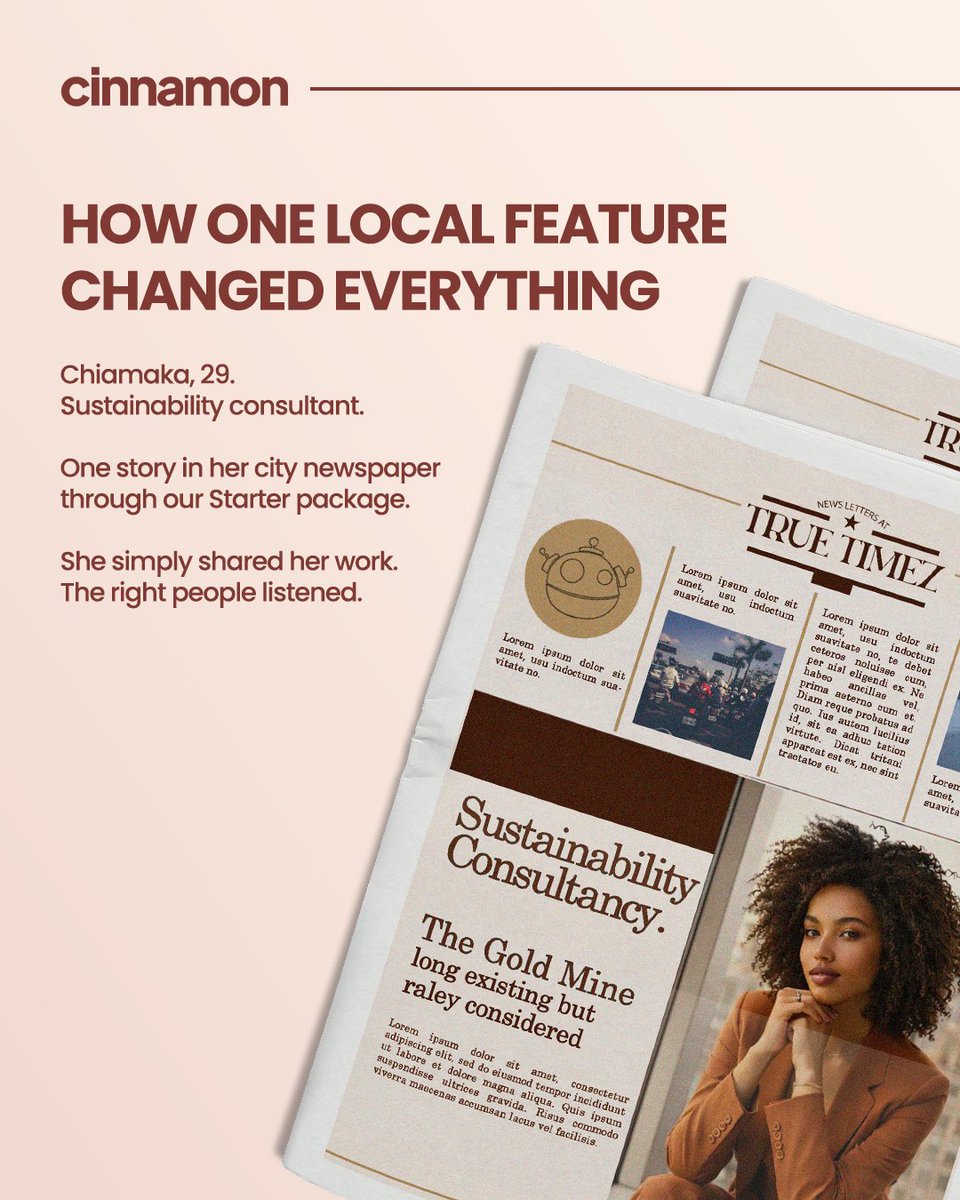cinnamon__io's tweet photo. It started with one feature.
Then came the opportunities
invitations,
collaborations,
real access.
This is what visibility does.
Visibility changes everything.
Start today: https://t.co/wAjBCt9u30 https://t.co/jix3LcmeBc