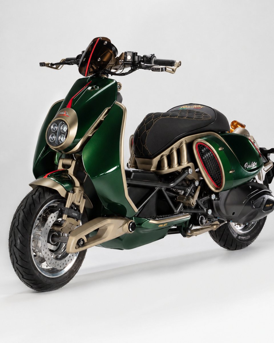ITALJET_JAPAN's tweet photo. Roadster 400 Founders Edition（限定車）予約注文のご案内です。
2026年5月4日（月）から、本国ITALJET S.r.l.の専用ホームページにて、予約注文が開始されます。
予約注文開始：2026年5月4日 イタリア時間11:00
受付：ITALJET S.r.l.公式ウェブサイト
URL： https://t.co/WUSonJ6EjU https://t.co/i3eEAVAl8n