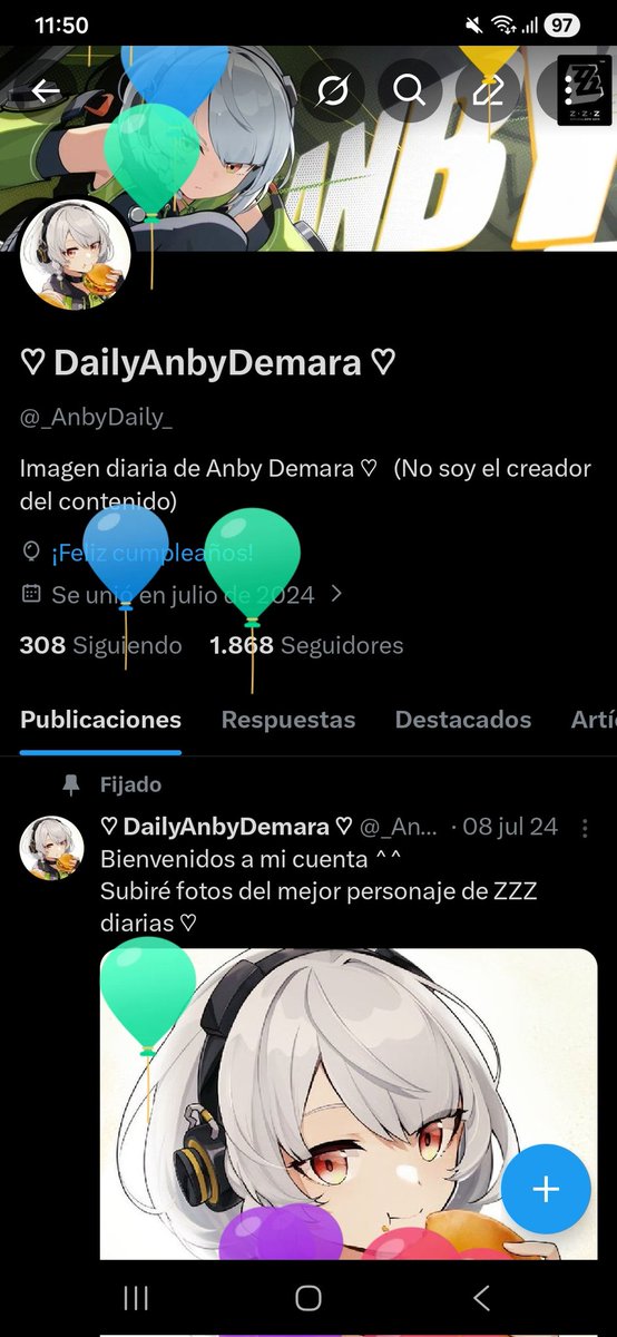 _AnbyDaily_'s tweet photo. @OwOMan101 Oh tu tambien? Felicidadeeees💚💚 https://t.co/g2QHsiOf3Q