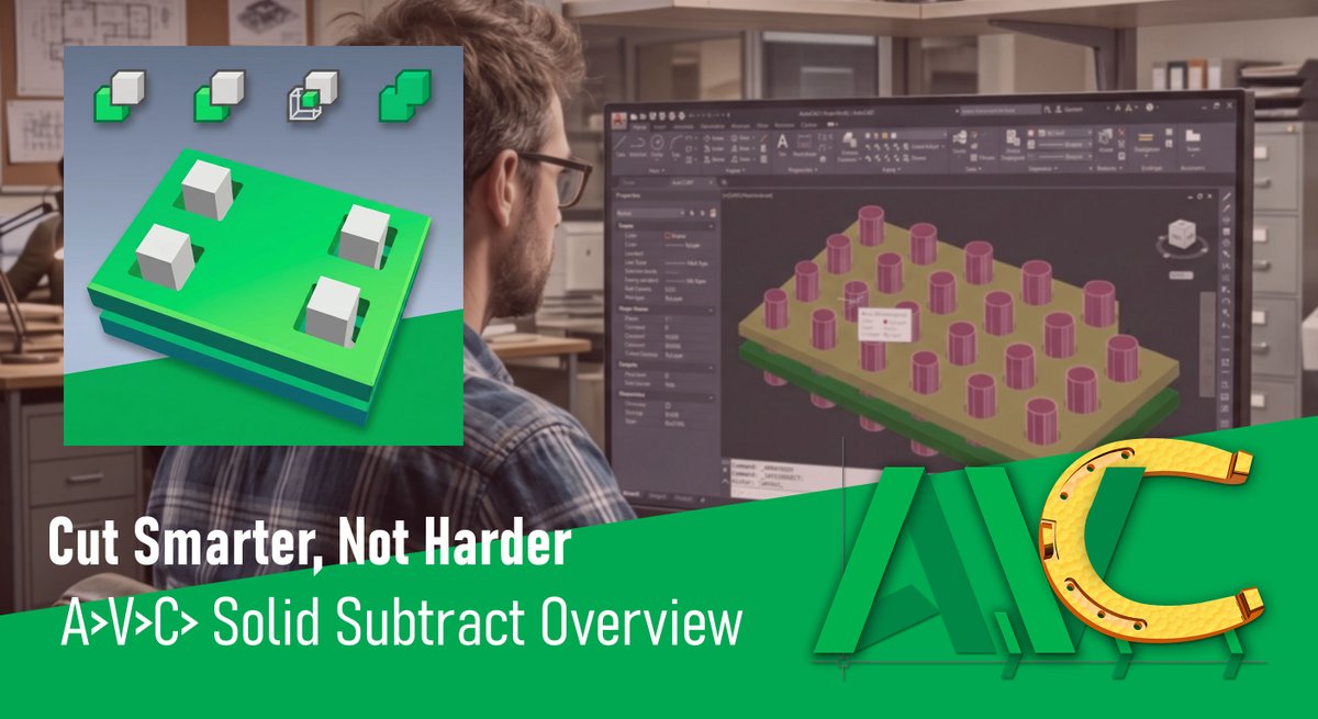 AVC_plugins's tweet image. Tired of wasting time on Subtract, Union, and Intersect for complex models?
Our plagin make you handle multiple operations across solids, meshes, blocks, and more - all in one go.
Clean results and No extra copies

Try it:
sites.google.com/site/avcplugin…

#autocad #furnituredesign