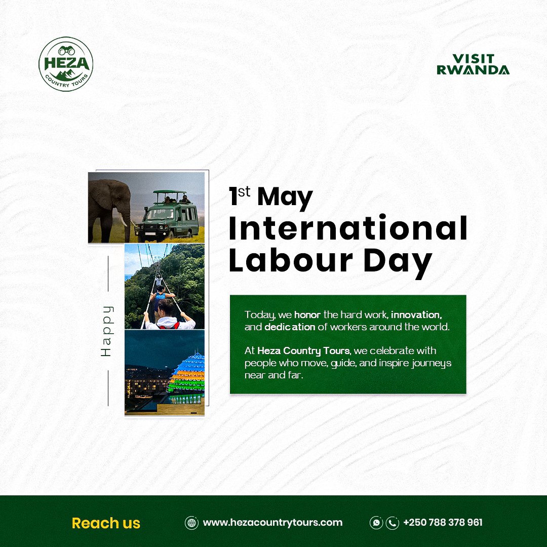 HezaTour's tweet photo. Happy Labour Day! 🇷🇼🌍 https://t.co/QQA9DTIB2o