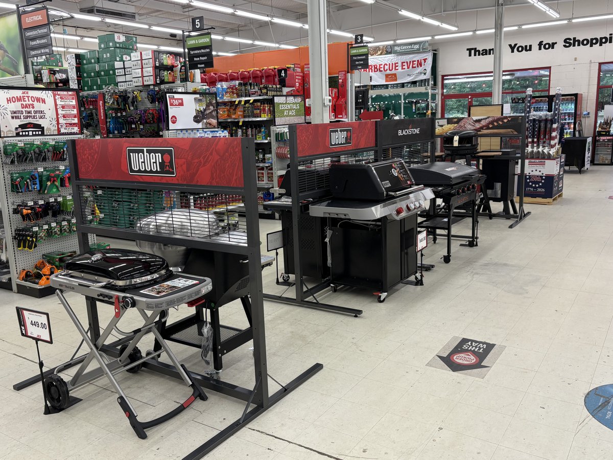 AceFountains's tweet image. Fire up your grill with Ace!
Your one-stop shop for all grilling essentials.🔥🍔
What’s your favorite cookout recipe? #GrillMaster #AceHardware