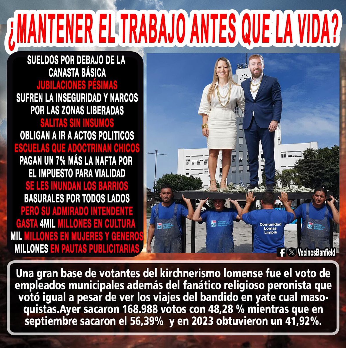 Se llenan la boca con los trabajadores