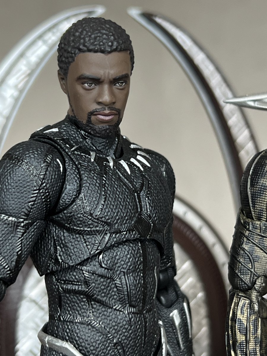せっかくなのでMAFEX ブラックパンサーとキルモンガーを並べました