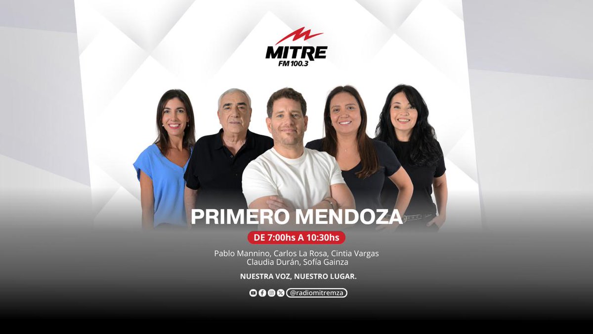 radiomitremza's tweet photo. #1MMitre #1Mayo Feliz Día del Trabajador. Te acompañamos en #PrimeroMendoza con todos los detalles de la Asamblea Legislativa. https://t.co/SptlHvNHcT
