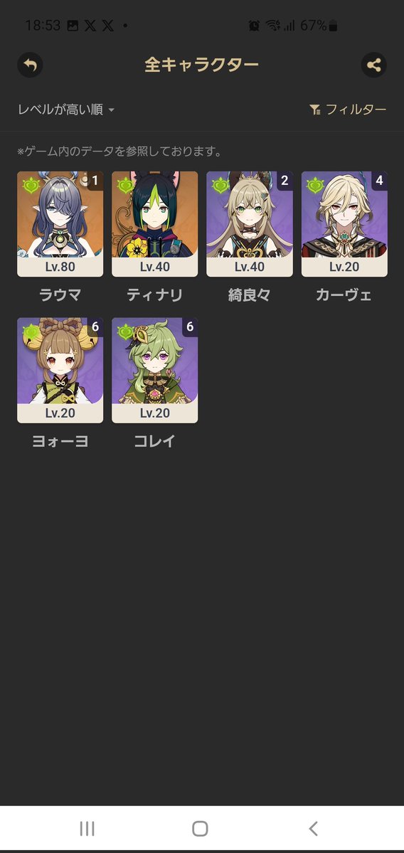 あの…今回のシアターはまだプレイしてませんが…
無理な気しかしないです…
育成不足…

#原神
#幻想シアター
#宝の持ち腐れ
