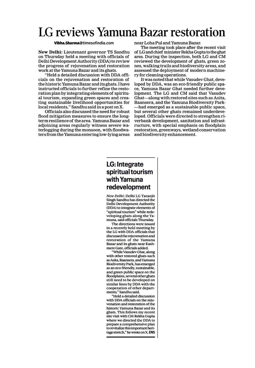 LokNiwasDelhi's tweet image. Recent media reports on Hon’ble @LtGovDelhi, Sardar @SandhuTaranjitS

Addressing the 59th Annual Day of Mata Sundri College for Women, Hon’ble LG highlighted Hon’ble PM Shri @narendramodi Ji’s vision of Women Led Development as the backbone of a #ViksitBharat. He emphasized the