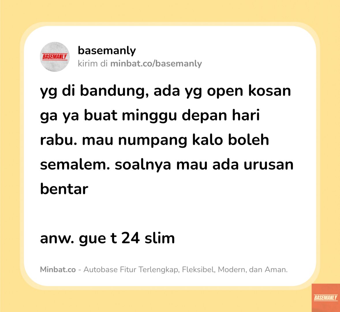 BUKAN BASE RATED tweet media